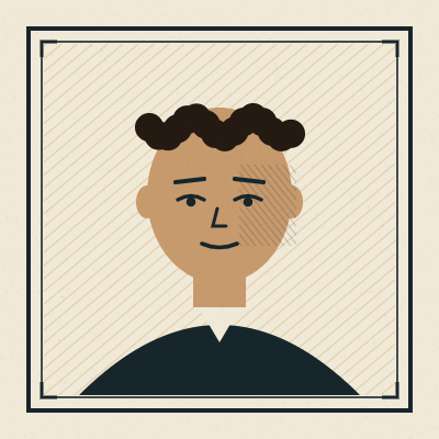 Bookplate portrait of Zofia K.